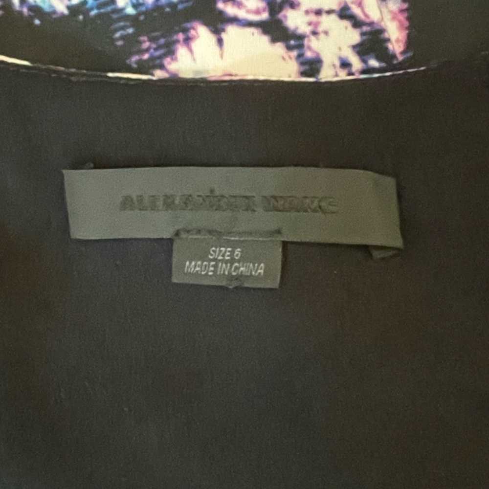 Alexander Wang Kaleidoscope 100% Silk Tie-Dye Dress Sleeveless Scoop Neck Size 6 - Picture 8 of 11